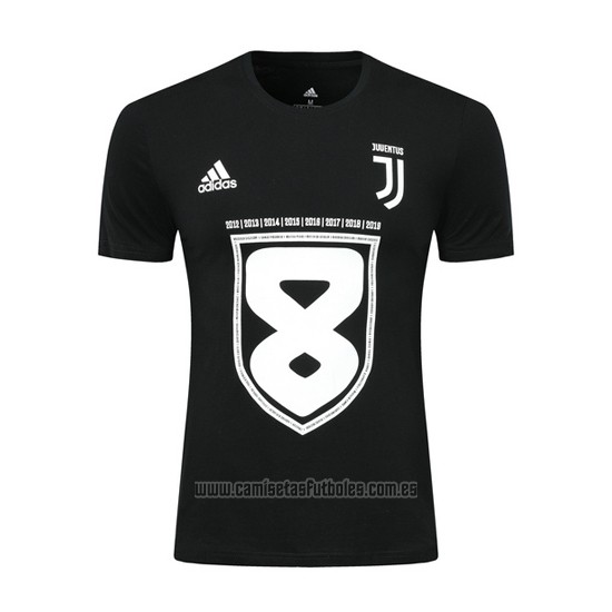 Chandal del Juventus Escudo de Celebracion Manga Corta 2019-2020 Negro